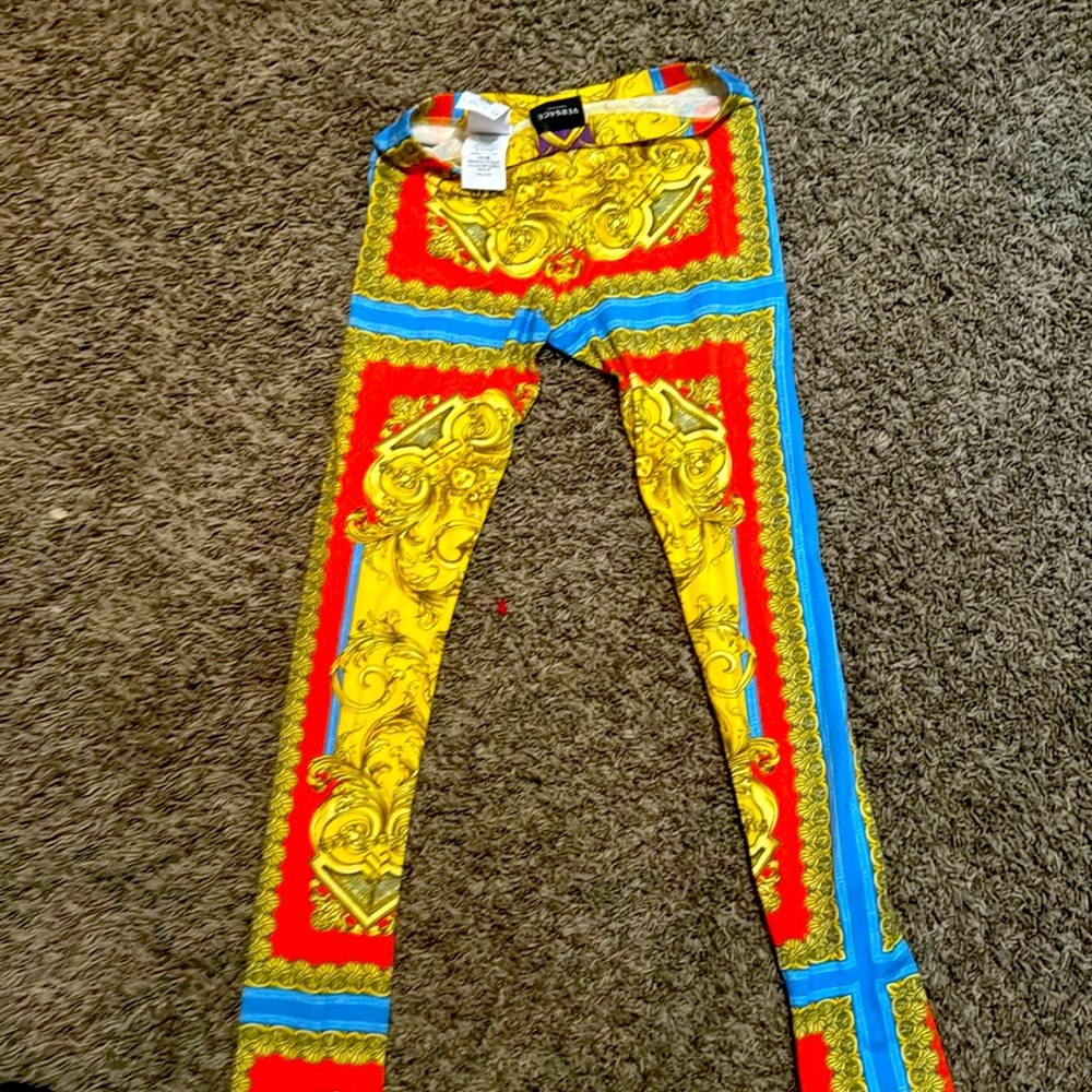 Versace made in Italy leggings for girls size 14 youth
